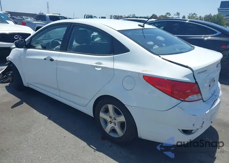 2015 Hyundai Accent Gls из США, поврежденный, VIN KMHCT4AE3FU805199